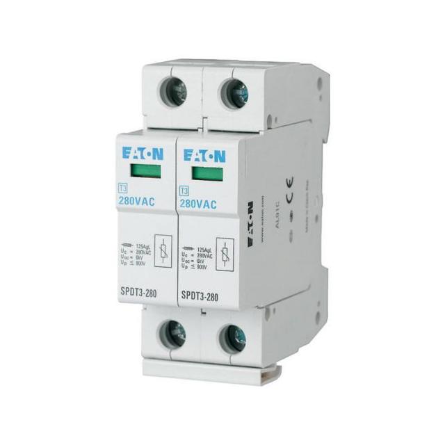 SPDT3-280/2 Oganicznik przepięć 2P klasy T3 (klasa D) 170485 EATON