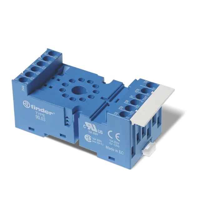 Gniazdo do przekaźników serii 60.13; zaciski śrubowe, 90.03 SMA