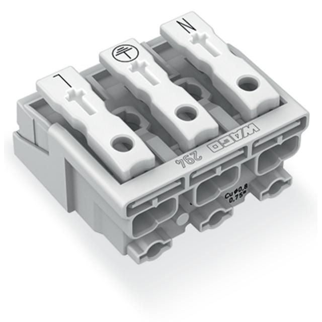 złączka zasilająca 3-biegunowa ze stopkami bez styku PE