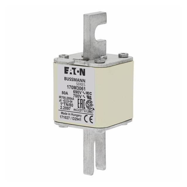 80A 690V 1*TN/80 aR INDICATOR FUSE Wkładka szybka 80A AC 690V compact DIN 1 45x58x104 mm, 170M3061 E
