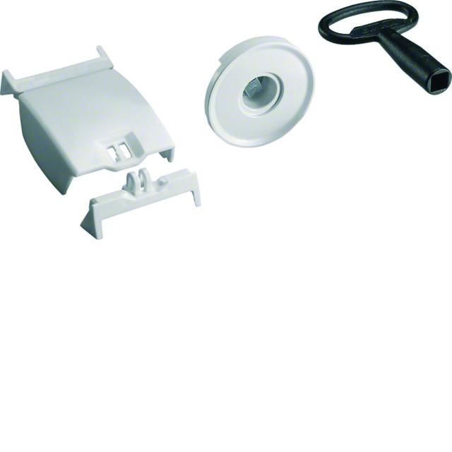 univers Zamek czworokątny z pokrywą plombowaną 7mm FZ822N HAGER