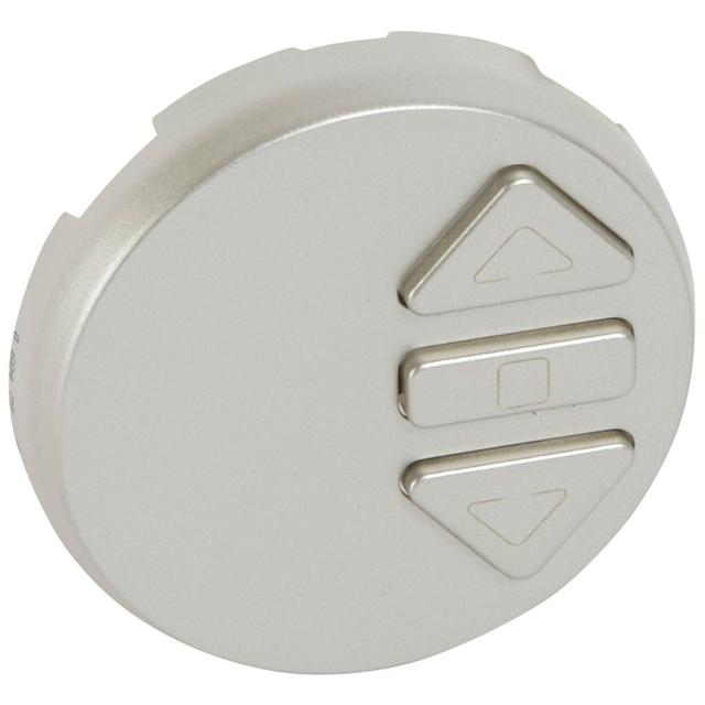 CELIANE - PLAKIETKA ŁĄCZNIKA STEROWANIA ROLET SOMFY TYTANOWA, Legrand