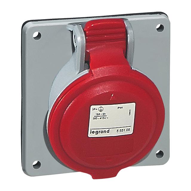 P17 TEMPRA PRO GNIAZDO TABLICOWE 32A 3P+N+Z 400V IP44, Legrand