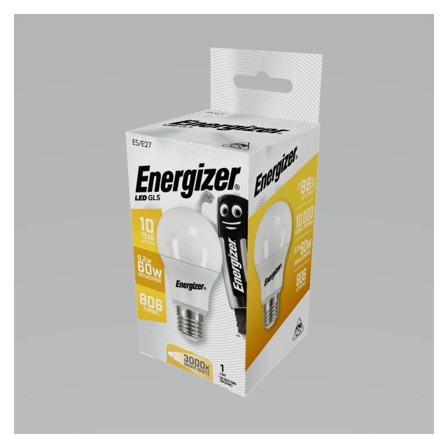 ENERGIZER ŻARÓWKA LED BULB E27 806LM 60W ciepła barwa 220-240V