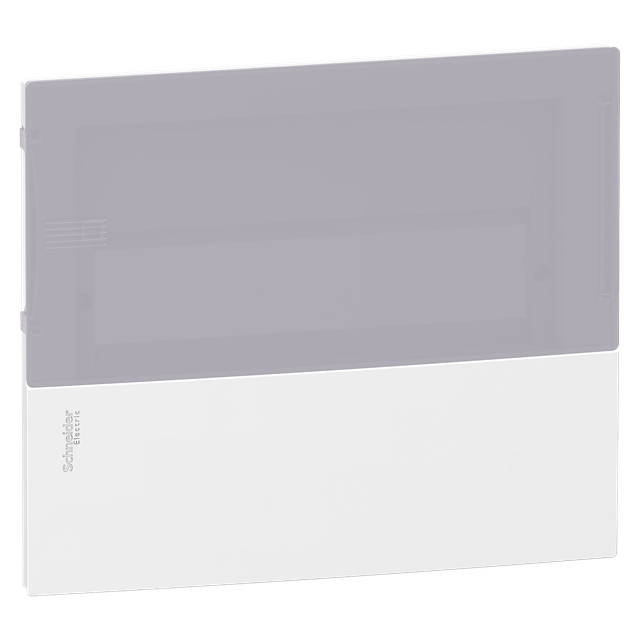 Panel przedni obudowy podtynkowej Mini Pragma MIP-1-12-G drzwi szare 1 rząd 12 modułów/rząd