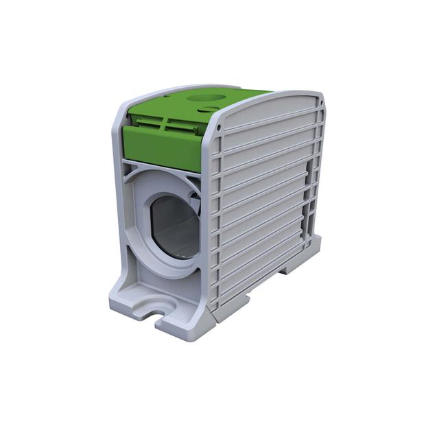 STB 300 Złączka szynowa gwintowa Al/Cu 87910 SIMBLOCK zielony