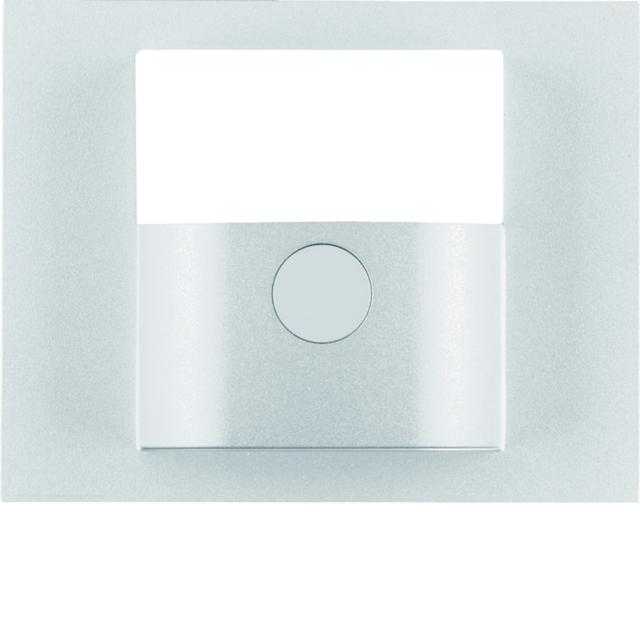 BERKER KNX e/s K.x Płytka czołowa do modułu czujnika ruchu KNX aluminium mat lakierowana. 80960471 HAGER