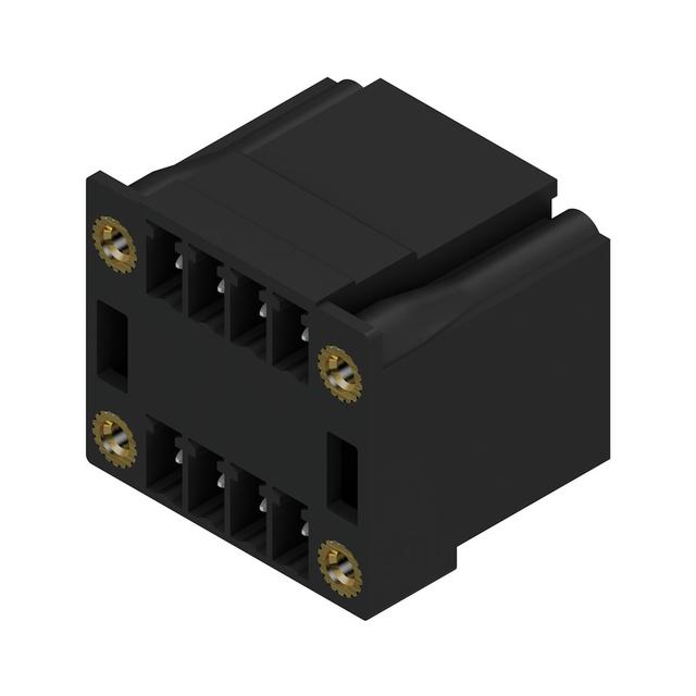 SCD-THR 3.81/08/90F 3.2SN BK BX Wtyki PCB (złącza płyty), 3.81 mm, Liczba biegunów: 8, kąt odejścia: 90° /50szt./ 1974200000 WEIDMÜLLER