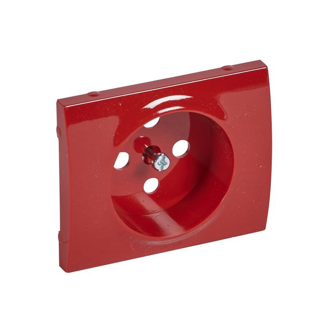 SISTENA LIFE PLAKIETKA CZERWONA GNIAZDA POJEDYNCZEGO Z BLOKADĄ 2P+Z, Legrand