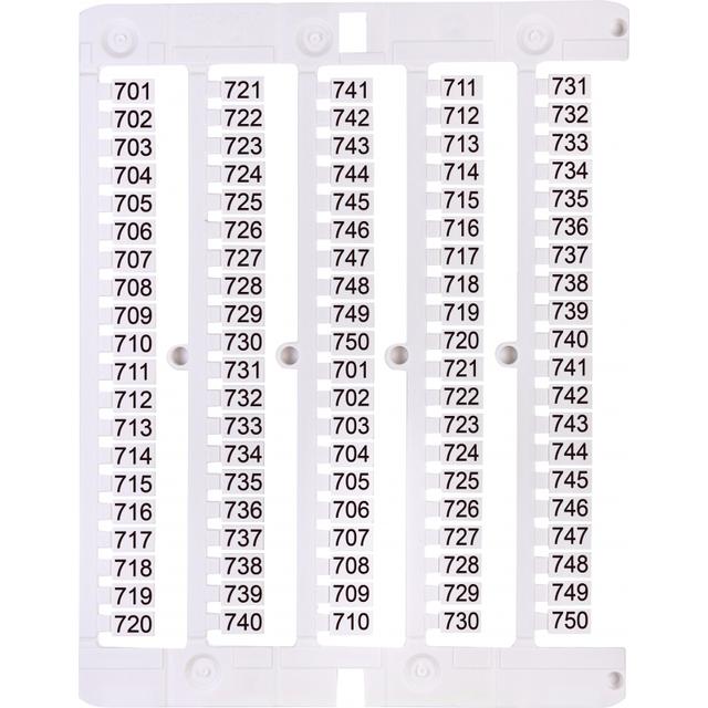 Oznacznik 701 do 750 (100 szt.) ES-NU0851701 003903091 ETI