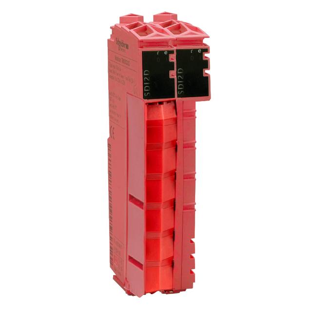 Modicon TM5, moduł wejść cyfrowych bezpieczeństwa, 2 wejścia typu sink, 24 VDC