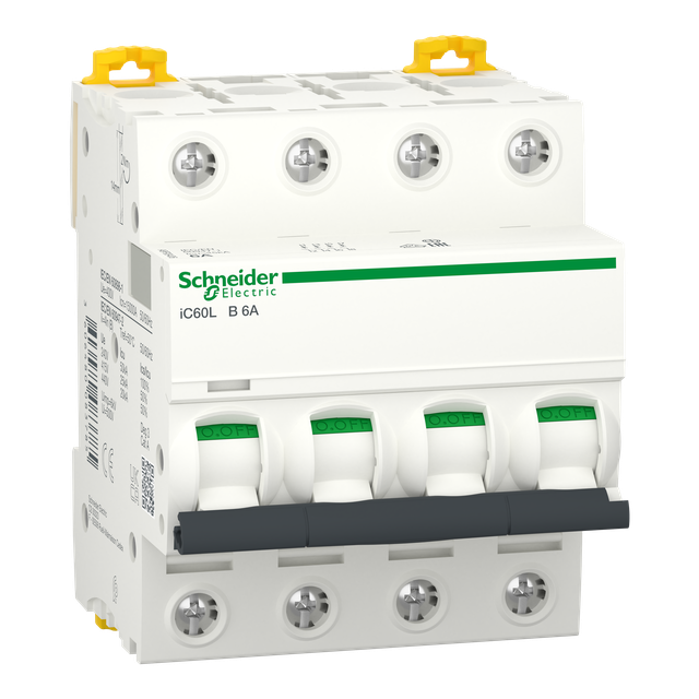 Wyłącznik nadprądowy Acti9 iC60L 4P B6A A9F93406 Schneider