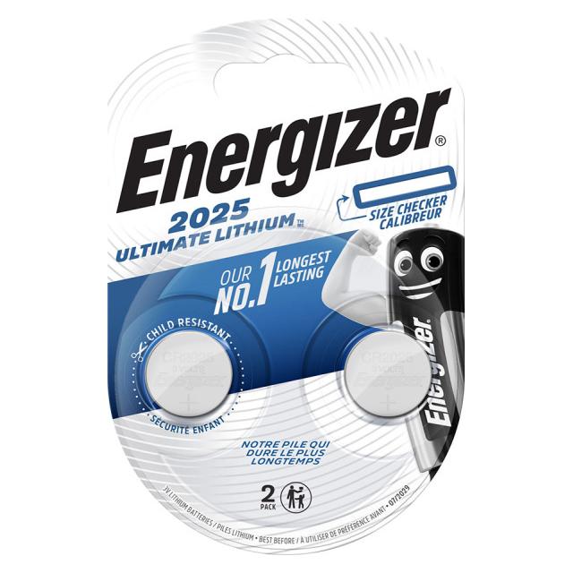 BATERIA ENERGIZER CR2025 ULTIMATE LITHIUM /2 sztuki