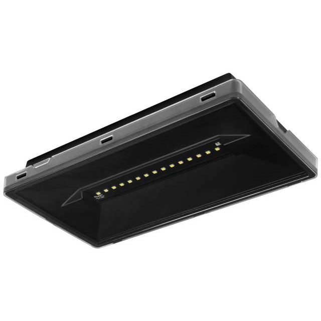 Oprawa ewakuacyjna/awaryjna VELLA LED ECO SO 250 CB IP44 [BLK] + (V3, V4, V5) / współpraca z central