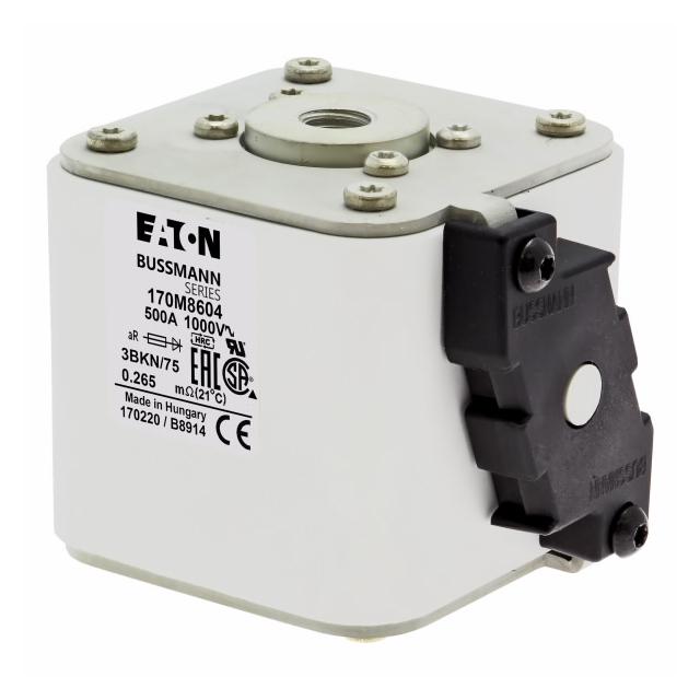 FUSE 500A 1000V 3BKN/75 AR UR Wkładka szybka 500A AC 1000V rozmiar 3 74x92x76 mm aR IEC UL 170M8604