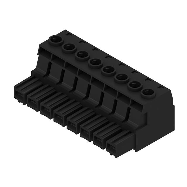 BUZ 10.16HP/08/180 AG BK BX Złącze kablowe do płytek drukowanych /12szt./ WEIDMULLER