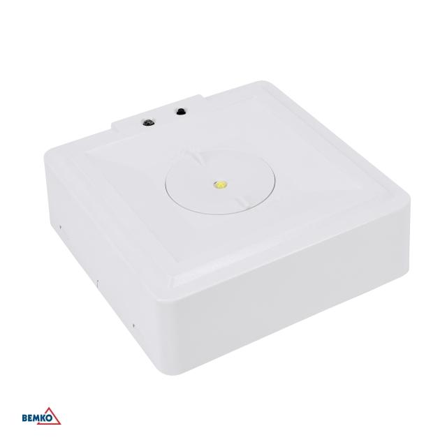 OPRAWA AWARYJNA SKALER KWADRATOWA 3W BEZ SOCZEWKI IP40 AUTOTEST 3H CNBOP