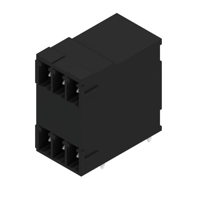 SCD-THR 3.81/06/90G 3.2SN BK BX Złącze wtykowe płytek drukowanych /50szt./ WEIDMULLER