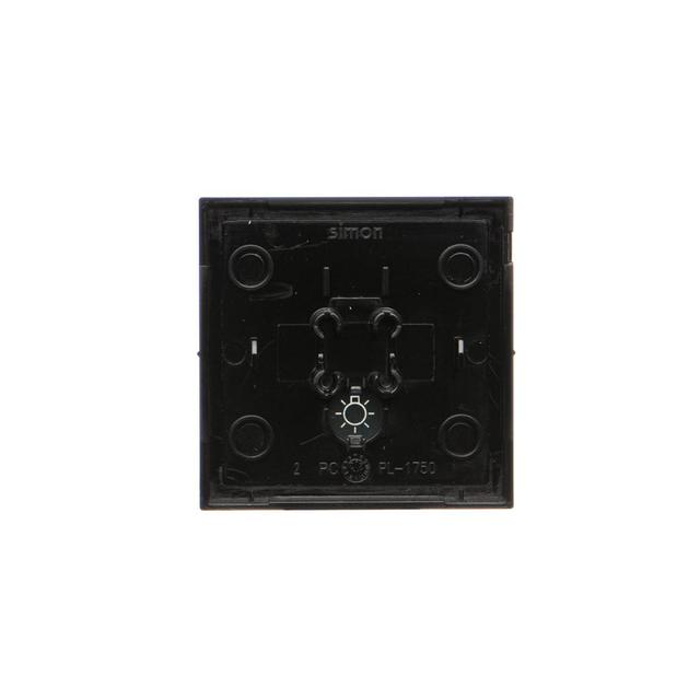 Simon 55 Klawisz pojedynczy z oczkiem z piktogramem /światło/ do: SP1M Czarny mat