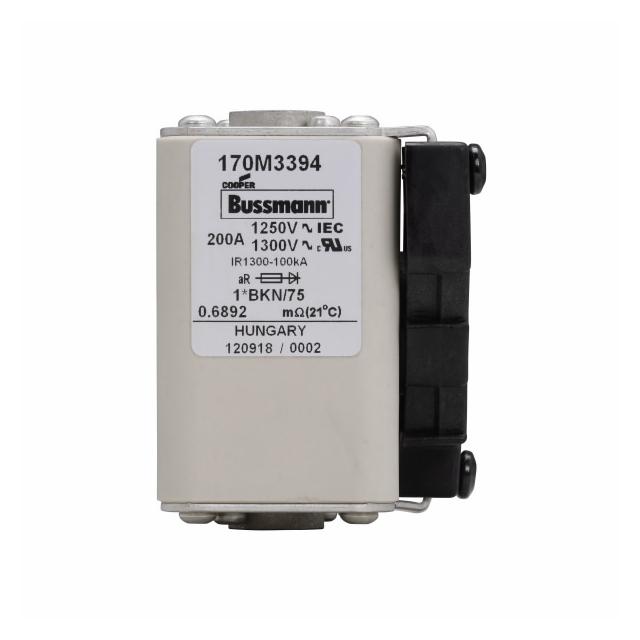 FUSE 200A 1250V 1*BKN/75 AR CU Wkładka szybka 200A AC 1250V rozmiar 1 45x59x75 mm aR 170M3394 EATON