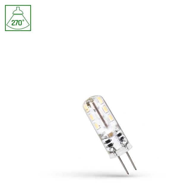 LED G4 column 12V 1,5W SILIKON WW  SPECTRUM