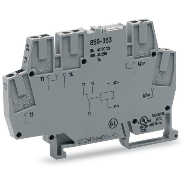 złączka z przekaźnikiem minaturowym 115V AC 1p /10szt./ WAGO