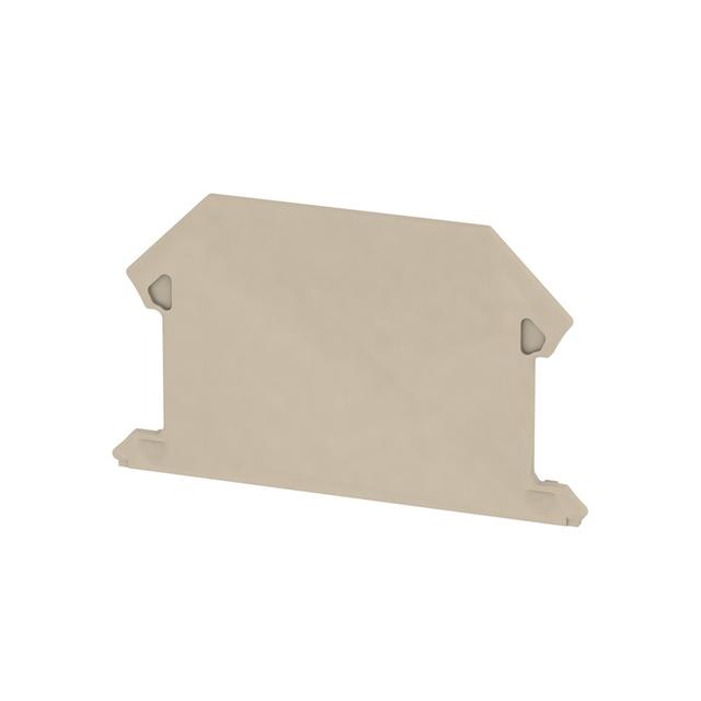WAP 2.5-10 4-6 Płytka końcowa (styki), 56 mm x 1.5 mm, Ciemnobeżowy /50szt./ 1272380000 WEIDMÜLLER