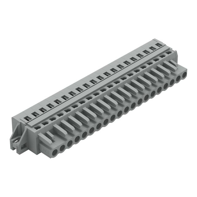 MCS-MIDI Classic gniazdo 20-bieg. szare raster 5 mm /10szt./ WAGO