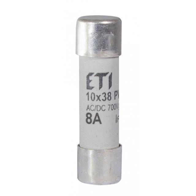 Wkładka topikowa cylindryczna PV gR 700V CH10x38 gR 8A 700V AC DC 002625020 ETI