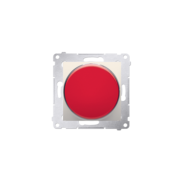Simon 54 Sygnalizator świetlny LED – światło czerwone 230V kremowy