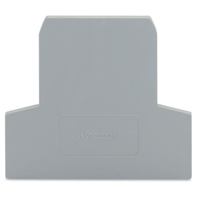 ścianka końcowa szara