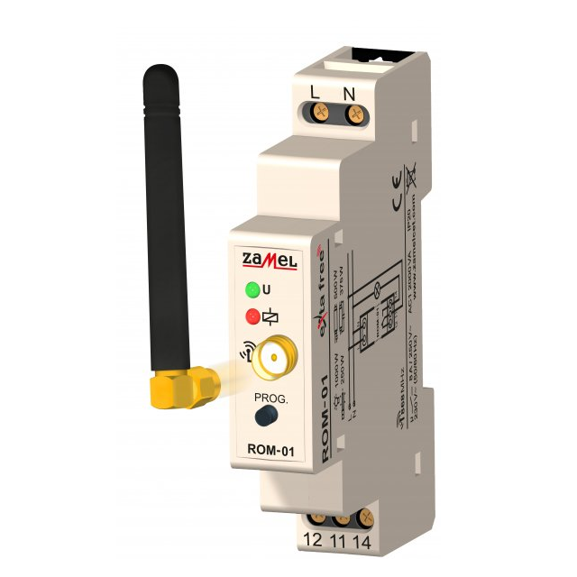 RADIOWY ODBIORNIK MODUŁOWY 1-KANAŁOWY TYP: ROM-01