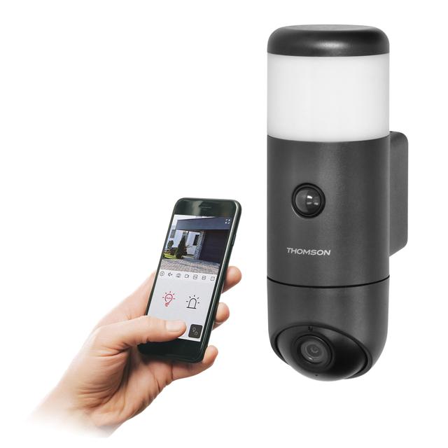 Kamera monitoringu Thomson RHEITA100 z oświetleniem Wi-Fi funkcją nagrywania dźwięku detekcją ruc TH