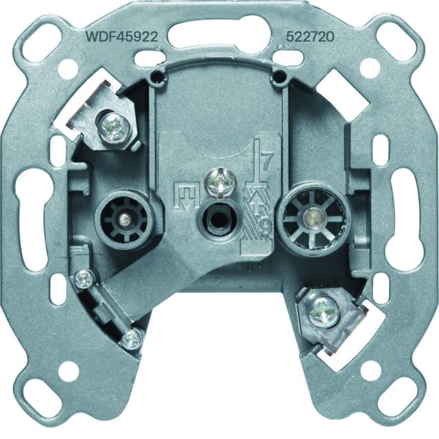 one.platform Gniazdo antenowe RTV przelotowego (mechanizm) Berker 53455211 WDF459211 HAGER