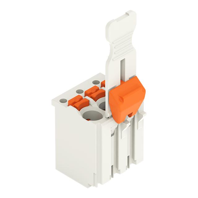 Gniazdo picoMAX raster 3,5mm 3‑biegunowe z płytką uchwytową i suwakiem 2091‑1103/002‑000 /100szt./ WAGO