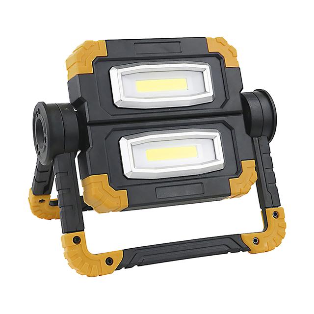 GEMINIX LED 2x10W podwójny naświetlacz roboczy przenośny z akumulatorem 1200lm IP44 4000K 5000 AD-NR