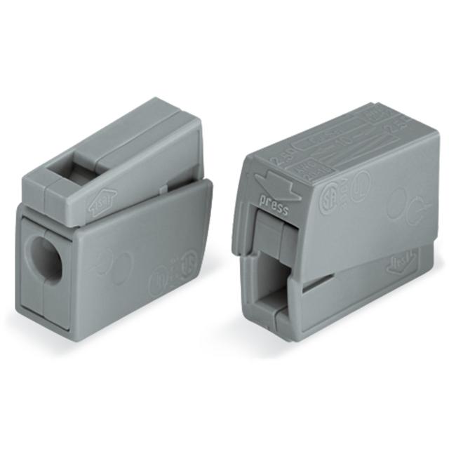 Szybkozłączka oświetleniowa 2x 1‑2,5mm2 jasnoszara 224‑101 /100szt./ WAGO
