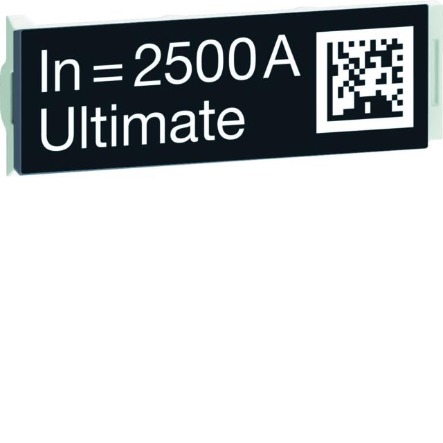 ACB HW2/4 Wtyczka z oznaczeniem zn.wyłącznika 2500A Ultimate dostarczane luzem HWW731HSA HAGER