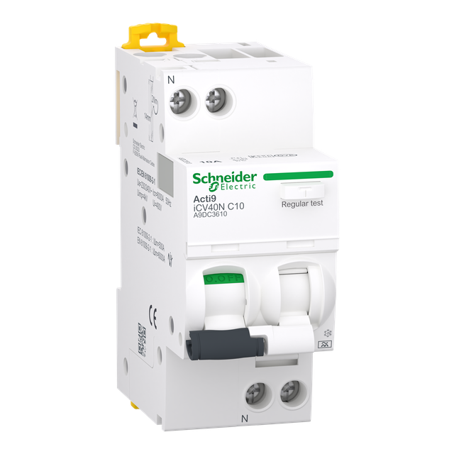 Wyłącznik różnicowonadprądowy iCV40 1P+N C10A 30mA typ A A9DC3610 Schneider
