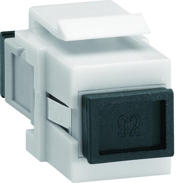 Moduł KEYSTONE gniazdo SC światłowod. żeński-żeński, SimPLEx, wielomod., biały