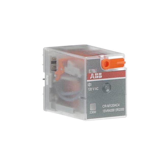 Przekaźnik CR-M120AC4, A1-A2=120V AC, 4 styki c/o 250V/6A 1SVR405613R2000 ABB