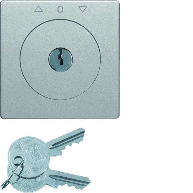 Q.x Płytka czołowa z kluczem do łącznika żaluzjowego na klucz alu, aksamit