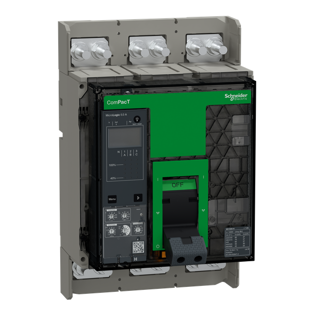 Wyłącznik mocy ComPacT NS1600H 70kA przy 415VAC 3P stacjonarny sterowanie ręczne MicroLogic 5.0A 1 C160H35AFM Schneider
