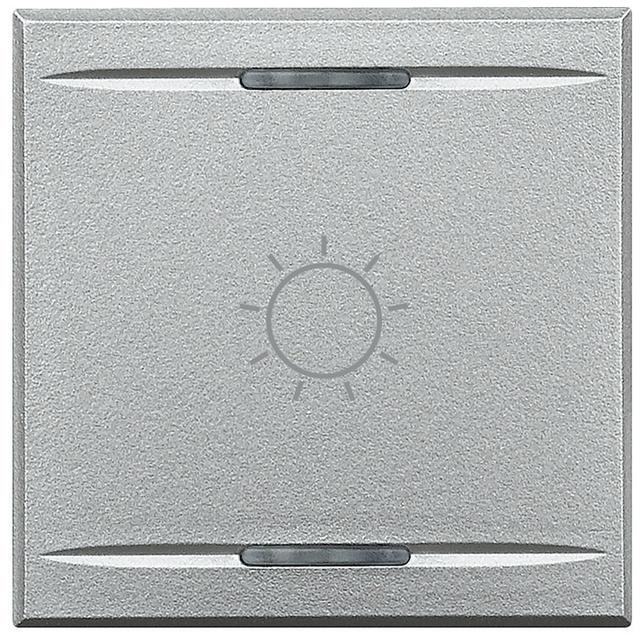 AXOLUTE MYHOME - KLAWISZ ''ŚWIATŁO'' 2M ALUMINIUM, HC4911/2BA, Bticino