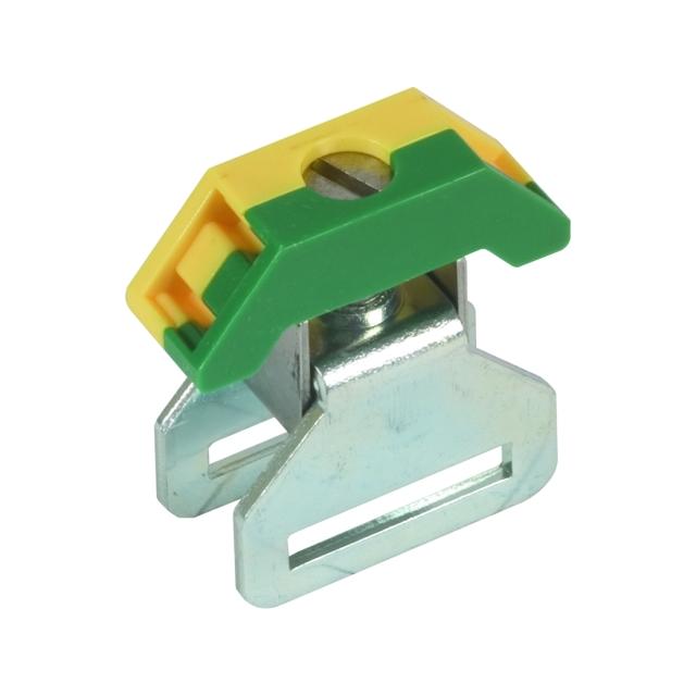 Zacisk PE na szynę SN, 18x3 mm