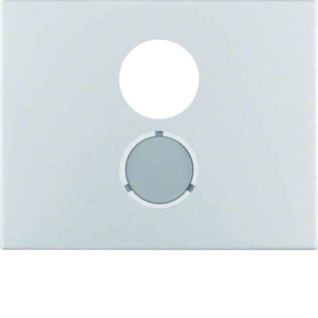 BERKER K.5 Płytka czołowa do gniazda głośnikowego aluminium 11847003 HAGER