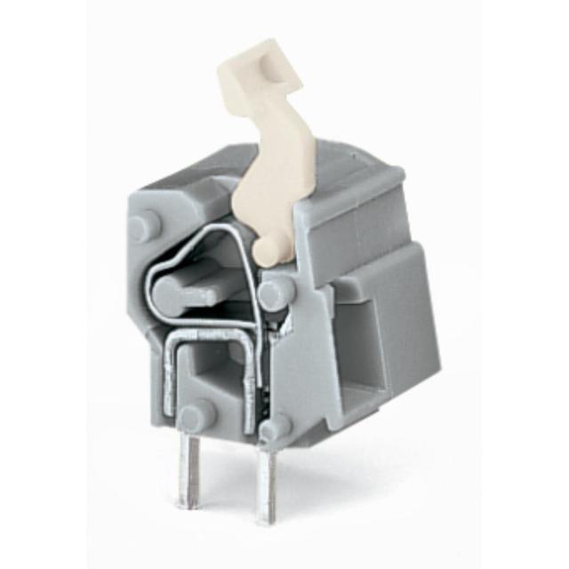 złączka do płytek drukowanych ciemnoszara raster 10/10,16 mm