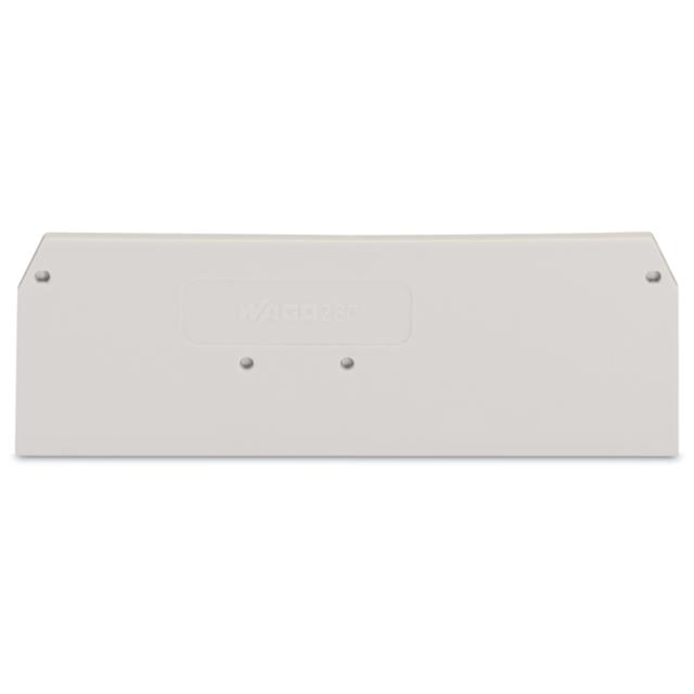 ścianka końcowa jasnoszara