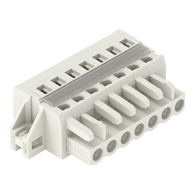 Gniazdo MCS-MIDI Classic 7-biegunowe jasnoszare raster 5mm /50szt./ 721-107/027-000 WAGO