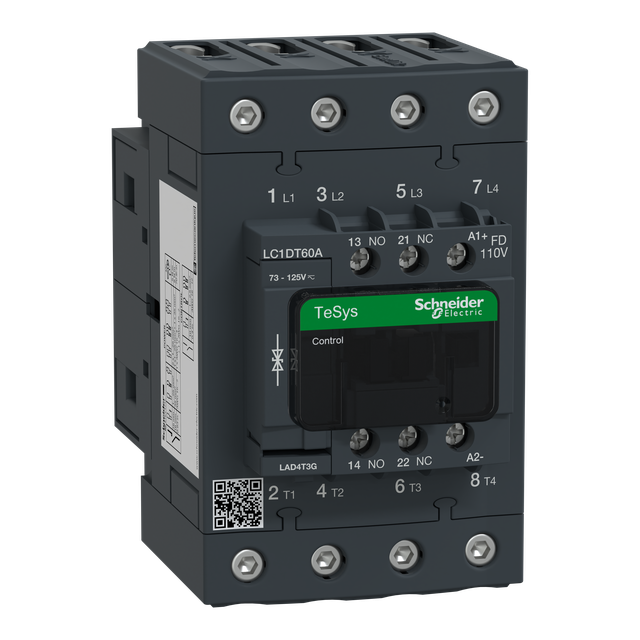 4P STYCZNIK EVERLINK AC1 415V 60 A CEWKA 110V DC LC1DT60AFD Schneider